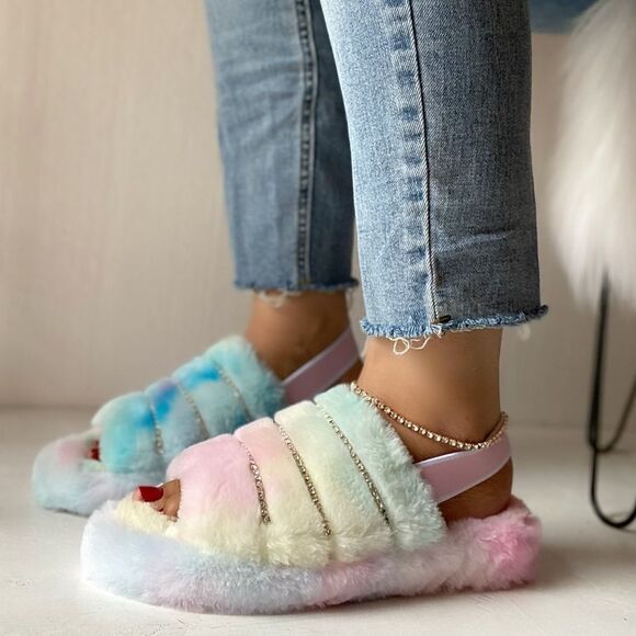 TIE DYE SLIPPER SLING BACK FOR WOMEN - Picture 2 of 5